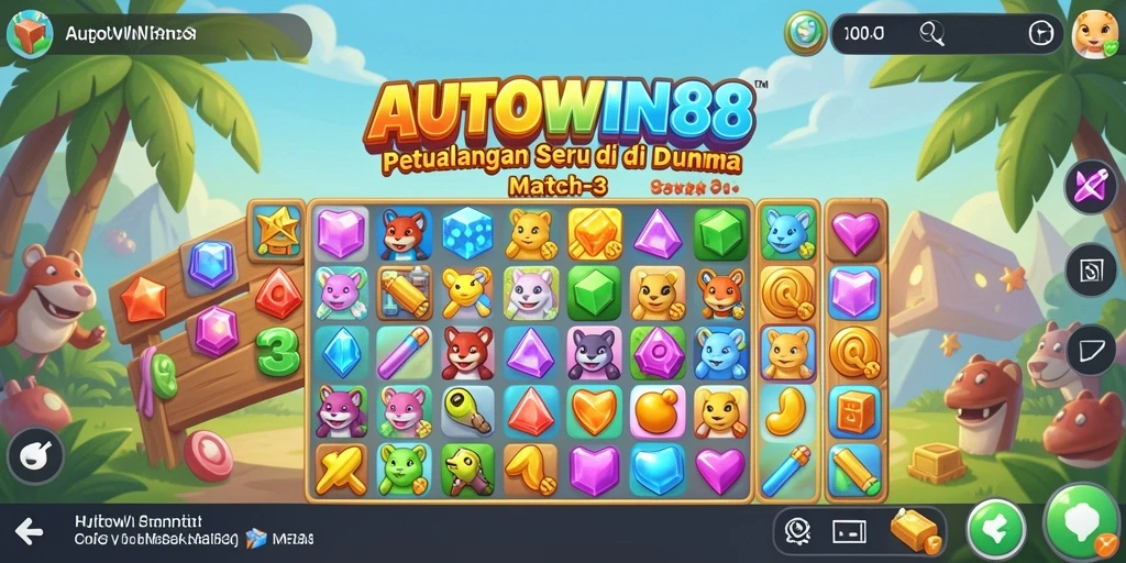 Tampilan gameplay seru dari AUTOWIN88 yang penuh warna.