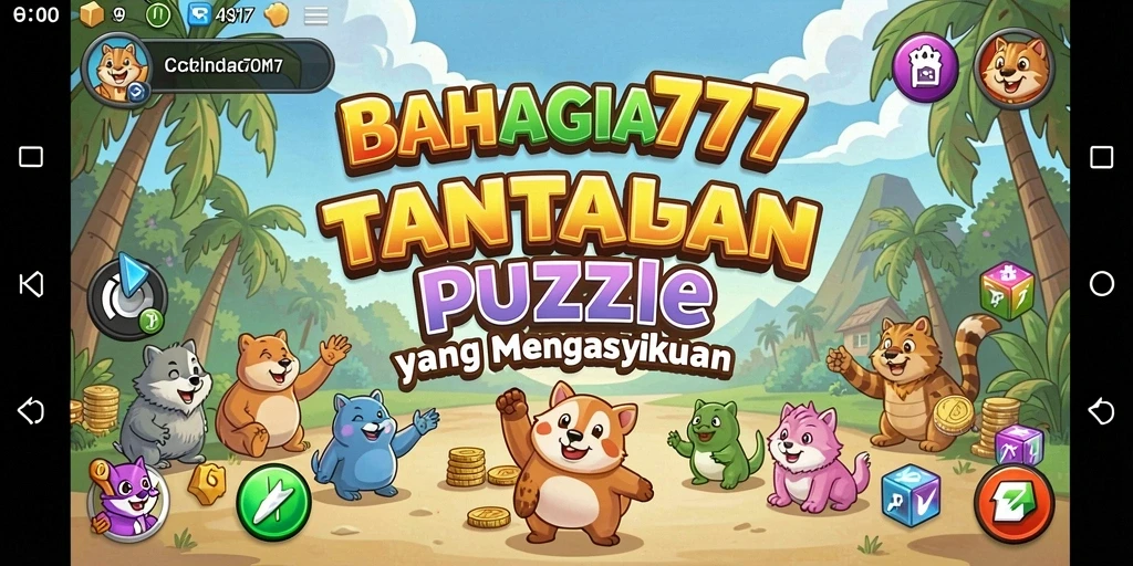Tampilan gameplay seru dalam BAHAGIA777 yang menguji kecerdasan.