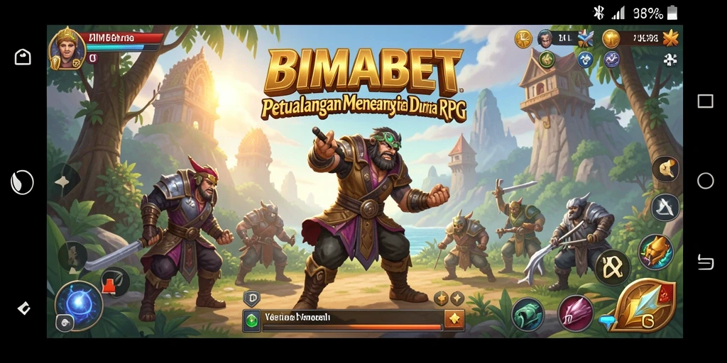 Tampilan gameplay seru dan menegangkan dari BIMABET.