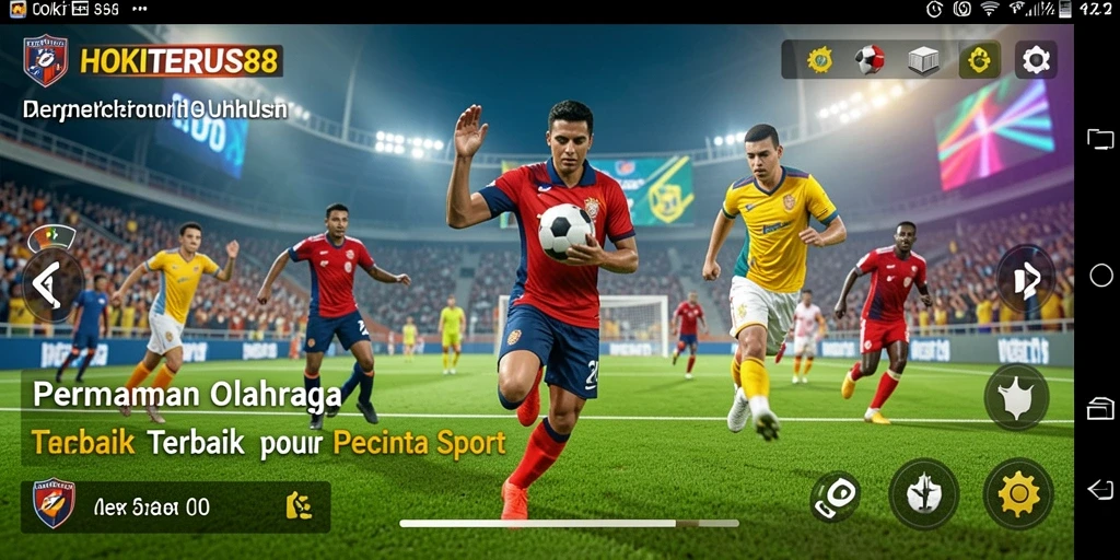 Tampilan gameplay menegangkan dalam HOKITERUS88 yang membuat olahraga semakin seru.