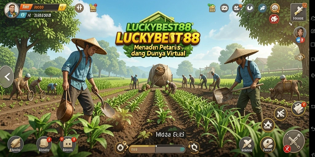Menampilkan gameplay seru dan menarik dalam LUCKYBEST88.