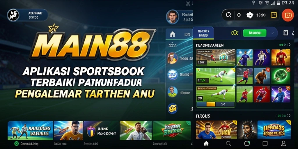Tampilan gameplay menarik dari aplikasi Sportsbook MAIN88.
