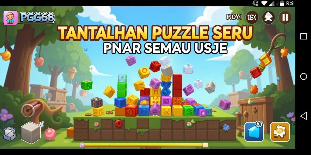 Tampilan gameplay PGG68 yang menantang dan seru.