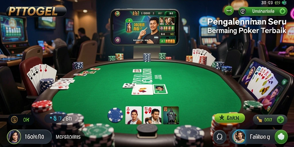 Gambaran gameplay seru dari PTTOGEL dalam permainan Poker.