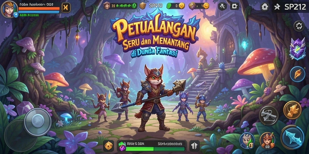 Tampilan gameplay SP212 yang menakjubkan dan penuh aksi.