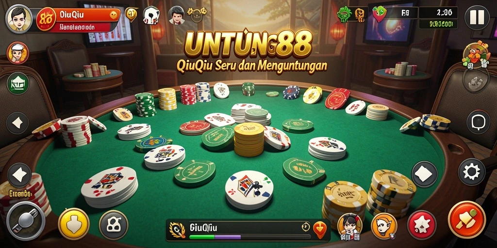 Tampilan gameplay QiuQiu yang seru dan menarik di UNTUNG88.